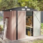 6.2x4 FT Shed Outdoor Storage Shed