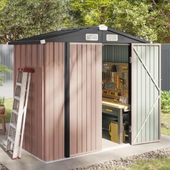 6.2x4 FT Shed Outdoor Storage Shed