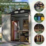 Aoxun-6-x-4-ft-Outdoor-Metal-Storage-Shed-with-Lock-Galvanized-Metal-Shed-with-Air-Vents-Brown_30e16e89-600a-4222-b345-e8ce0704aedc.46b67a5a960ebc44d626c4598da71b9c.jpg