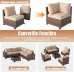 6 Pieces/7 Pieces Patio Furniture Set