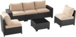 Patio Furniture Set 6 Pcs7Pcs/w Firepit9 Pcs Sofa