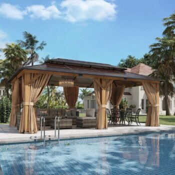 12' x 20' Wood Gazebo