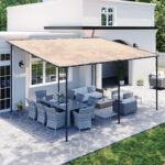 16x12 Lean to Pergola Outdoor Gazebo