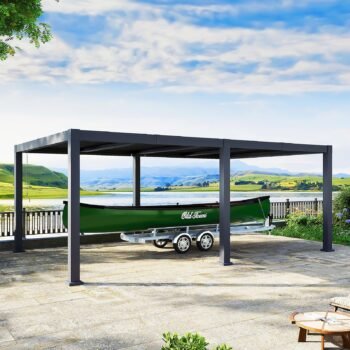 Louvered Starry Pergola